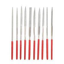 10x Mini Files Set Metal Filing Rasp Needle File Wood Tools Hand Woodworking ABE