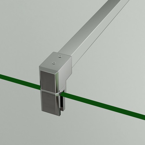 Schwwarze Haltestange Stabilisator Stabilisationsstange fAzr Duschwand Galswand - Bild 8 von 9