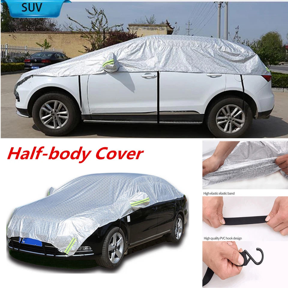 Accesorio Coche SUV Media Carrocería Cubierta Para Exterior Impermeable Lluvia Nieve Sol Polvo Foto 3 de 4