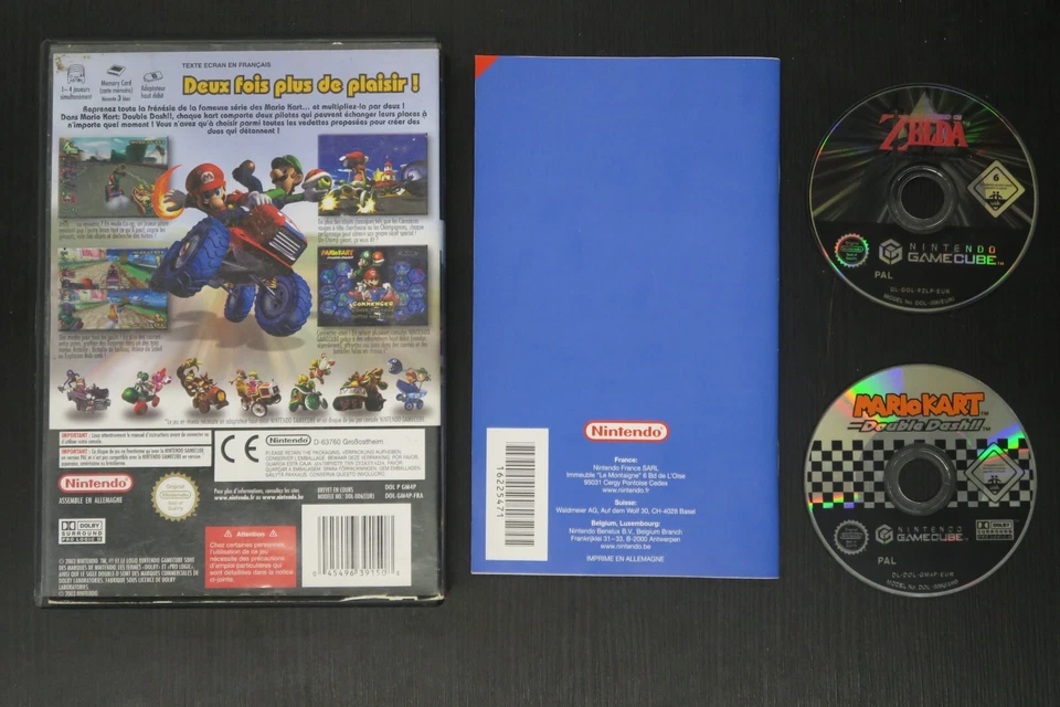 Mario Kart Double Dash + Zelda Collector's Edition Gamecube PAL FRA Pack - Photo 3/3