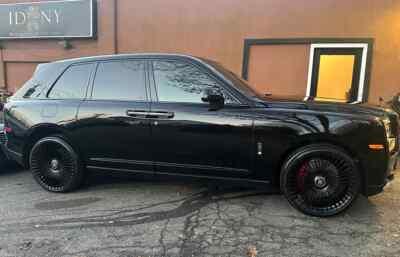 24  FORGED GLOSS BLACK WHEELS RIMS FOR ROLLS ROYCE WRAITH PHANTOM GHOST 24X10