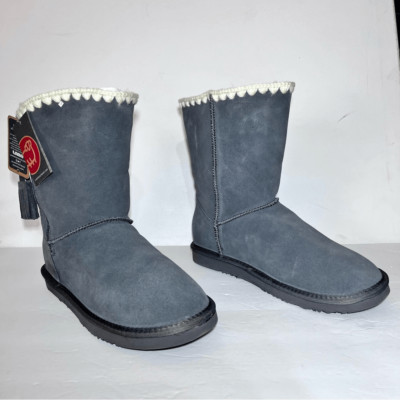 Lamo Luna Water Resistant Suede Winter Boots Size: 10