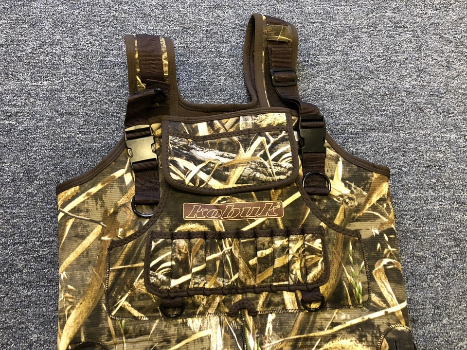 New 5mm Kobuk Max-5 Camo Neoprene Fishing/ Hunting Wader Lug Size 13R 1600 Gram - Image 3 of 4