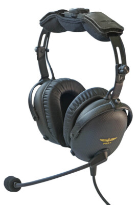 Design4Pilots Aviation ANR Headset PM6   Pilot Headset mit PJ-Stecker