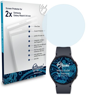 Bruni 2x Proteggi Schermo per Samsung Galaxy Watch 44 mm