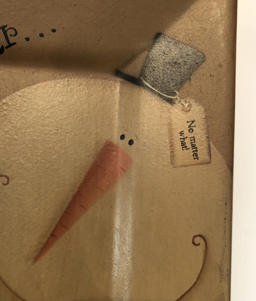 "Plato de 10"" Barbara Lloyd Hearthside Collection pareja de nieve invierno Navidad" Foto 3 de 4