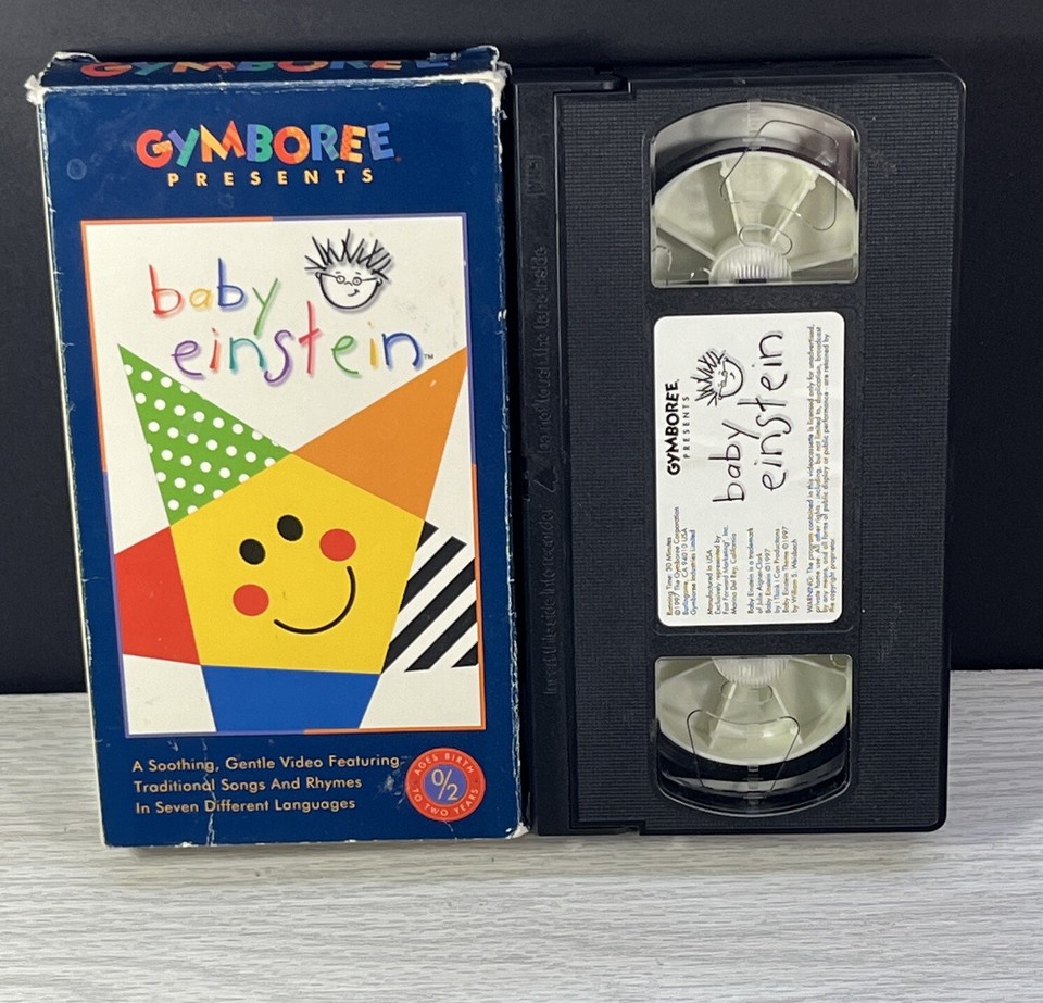 Baby Einstein Language Nursery 1997 Gymboree VHS RARE eBay