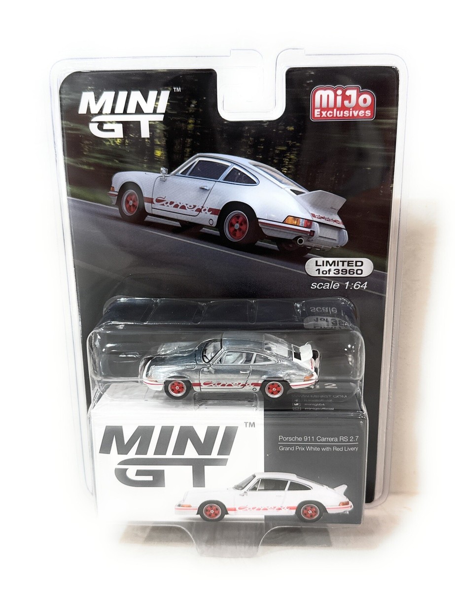 ミニカー MINI GT Porsche 911 Carrera RS 2.7 chase chase! Porsche 911 Carrera RS 2.7 Grand Prix White 1:64 by