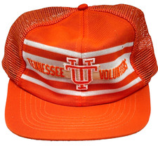 Vintage Tennessee Volunteers Trucker Hat Cap Lucky Stripes 80s 90s Vols BROKEN