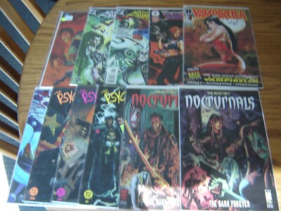 BRERETON  (Lot of 11) Nocturnals 1 2 - Psycho 1 2 3 - Vampirella - MORE! VF/NM