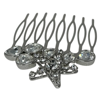 Swarovski Bailee Star Silver Tone Crystal Hair Comb  display picture 2