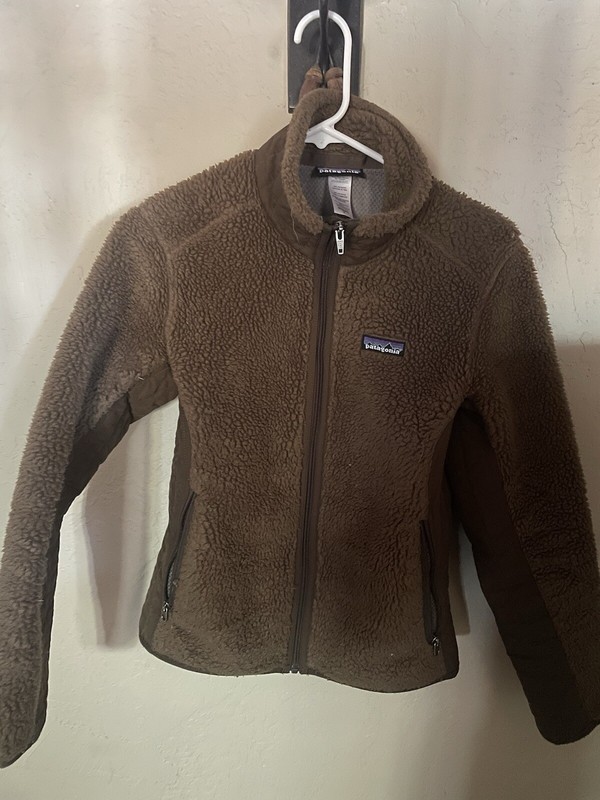 Patagonia Women’s retro X Fleece Small Brown Preowned 