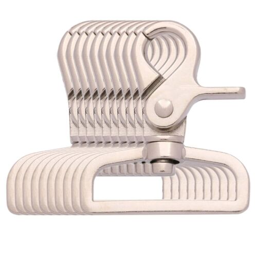 1-1/2'' Swivel Trigger Snap Hook Lobster Claw Clasp Spring Loaded Clip, Flat-...
