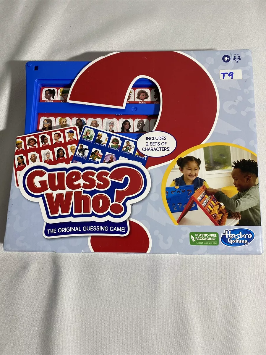 GUESS WHO? GREAT MODERN ORIGINAL 2 PLAYER GUESSING BOARD GAME BY HASBRO  COMPLETE