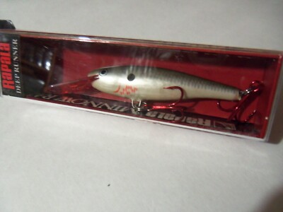 1 Rapala Minnow Rap Lure MR7 Bleeding Pearl BP NIP