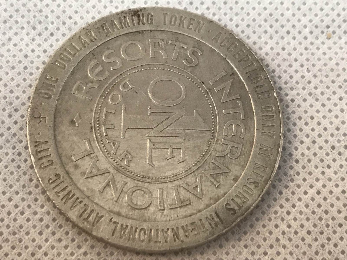 19世紀アメリカ合衆国 ゲーミング・トークン骨貨 1 Dollar Gaming Token - Anchor - United States – Numista