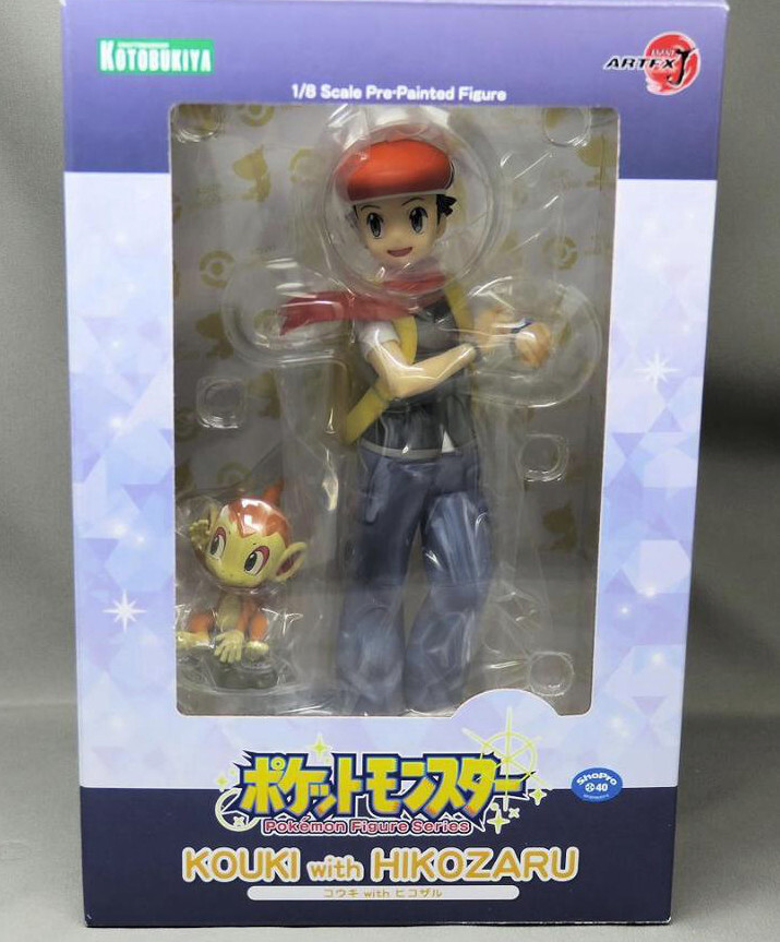 Japan Authentic Pokemon ARTFX J Lucas with Chimchar Figure UK