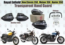 Transparent Hand Guard Fit For Royal Enfield Hunter, Meteor, New Classic 350