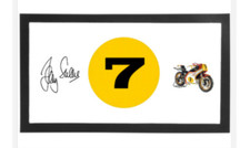 Barry Sheene Motorbike champion  Bar Runner Man Cave Home Bar etc