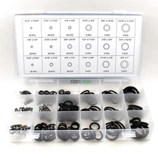 Universal Nitrile Rubber O-Ring Assortment Set Gasket Automotive Seal SAE Kit