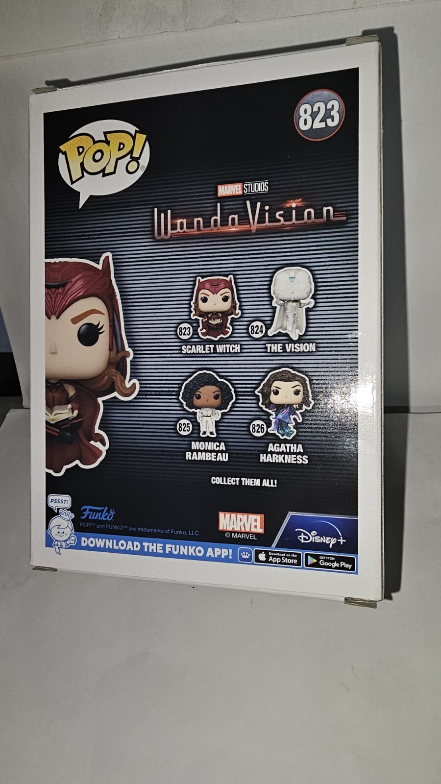 Funko Pop! Wanda Vision Scarlet Witch 823, Exclusive Mavel Collector