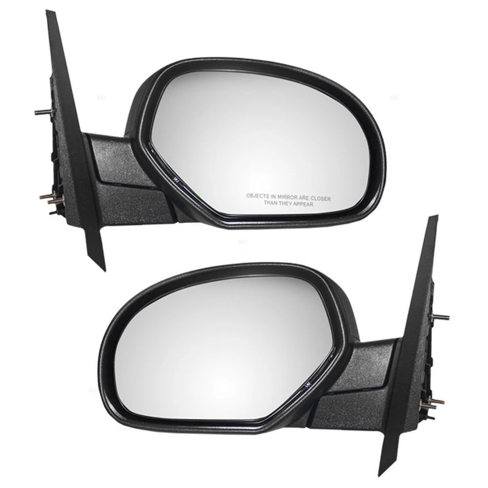 Driver & Passenger Side Mirror Set For 2007-2013 Chevrolet Silverado 1500 - Image 2 of 4