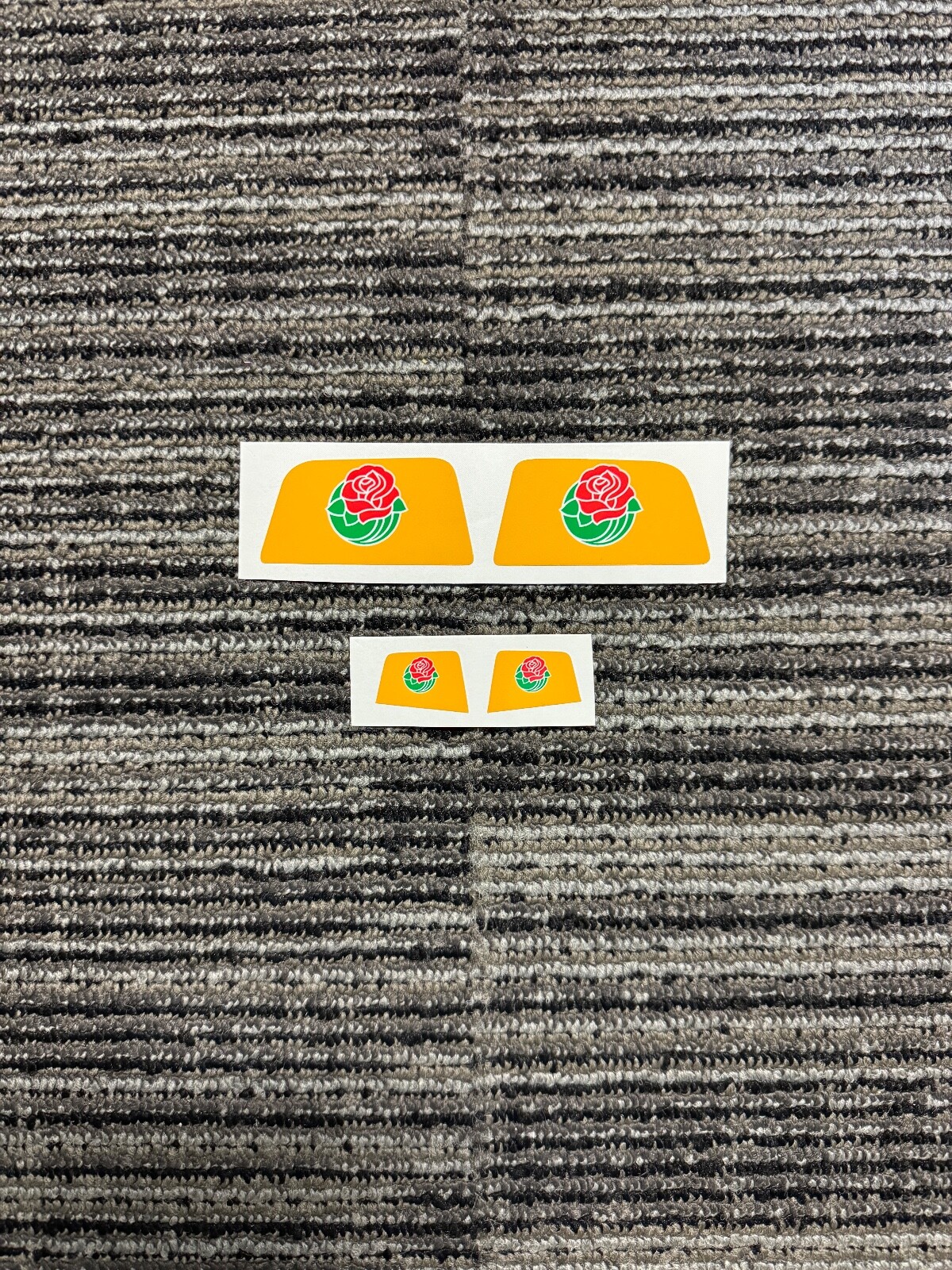 2024 Michigan Rose Bowl NIKE Visor Tabs Helmet Decals Stickers Football