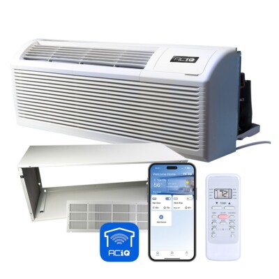 ACiQ 7,000 BTU PTAC Unit Hotel AC, R32 Heat Pump Air