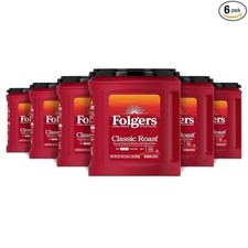 Folgers Classic Medium Roast Ground Coffee, 43.5 oz.