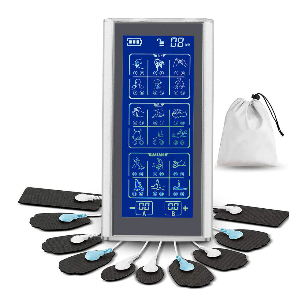 Tens Ems Unit Electronic 36 model Massager Dual Channel Pain Tens Ems Unit Electronic 36 model Massager Dual Channel Pain