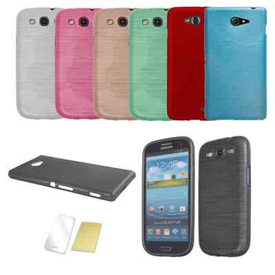 ^ Metallic Jelly Cover Silikonhülle Hülle ver. Handys Tasche Handy Case Folie