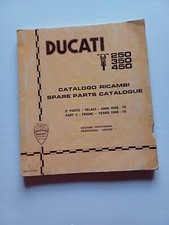 Ducati 250-350-450-Desmo 1968-70 catalogo ricambi TELAIO originale parts catalog