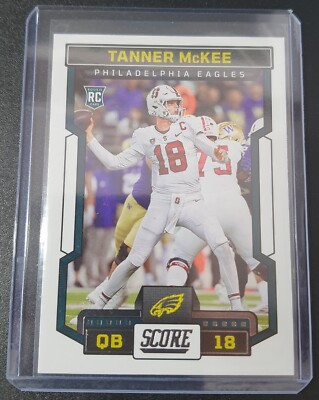 Tanner McKee - Score Football 2023 - Philadelphia Eagles - RC