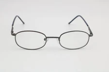 Ottoto Kris Gunmetal/Blue Oval 35-001466 Eyeglasses Frames 46-20-140