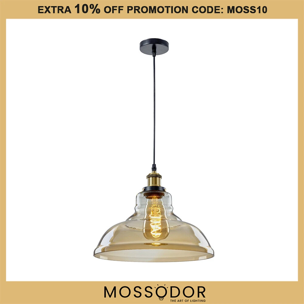 Gold glass light shade deals