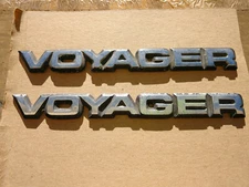Chrysler Plymouth VOYAGER Ornament Emblem Hood Chrome Trim Badge Tag Crest Trim
