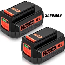 40V Lithium Battery or Charger Replacement for Black and Decker 40V Max LBX2040 