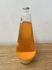 vintage lava World Lite lamp glass bottle 11” replacement bottle only orange USA