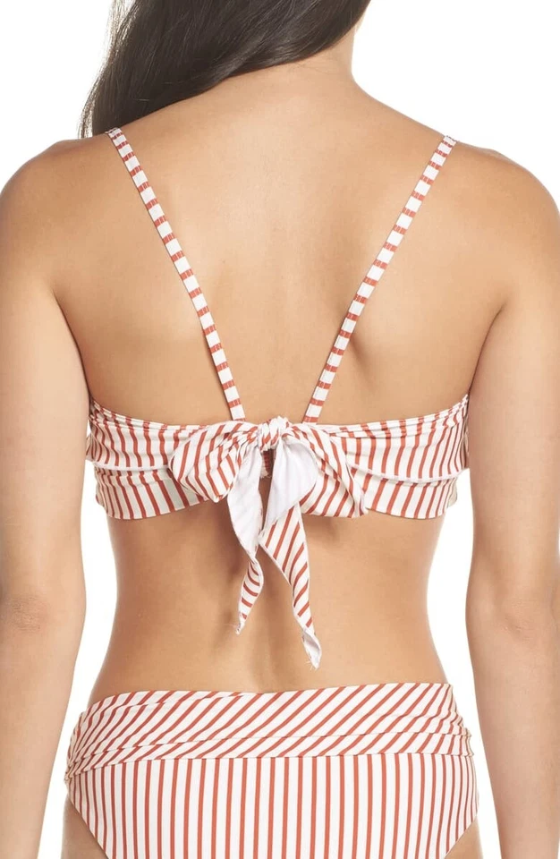 Top de bikini para mujer For Love & Lemons 236523 Coco muesca frontal traje de baño talla 4 Foto 2 de 2