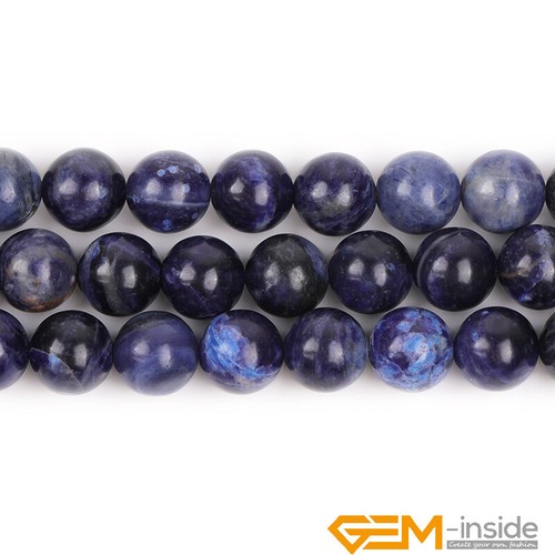 Assorted Round 10mm Smooth Gemstone Loose Beads For Jewellery Making Strand 15'' - Picture 223 of 290