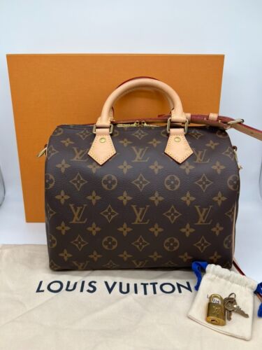 Louis Vuitton Speedy 25 Bandouliere Monogram Canvas