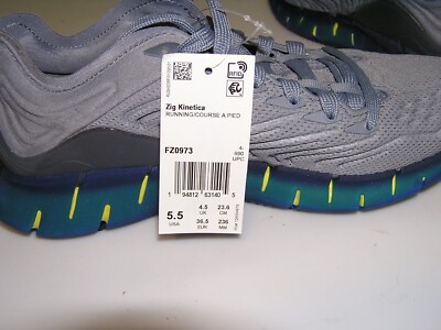 シューズ Reebok ZIG KINETICA MS NEW Reebok Zig Kinetica Shoes Grey/Blue/Orange us 5.5 eur