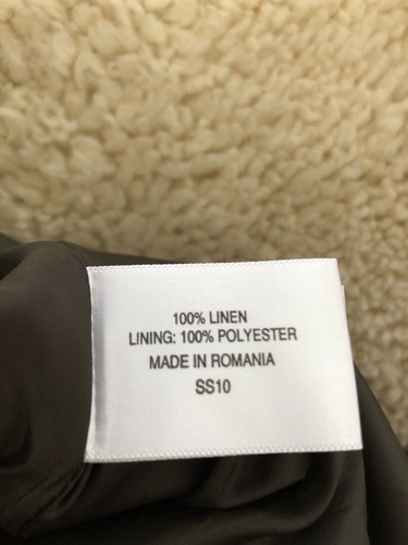 COUNTRY CASUALS UK 10 12 W30 L32 Khaki Pink 100% Linen Midi Skirt. Y2K 70s - Picture 12 of 15