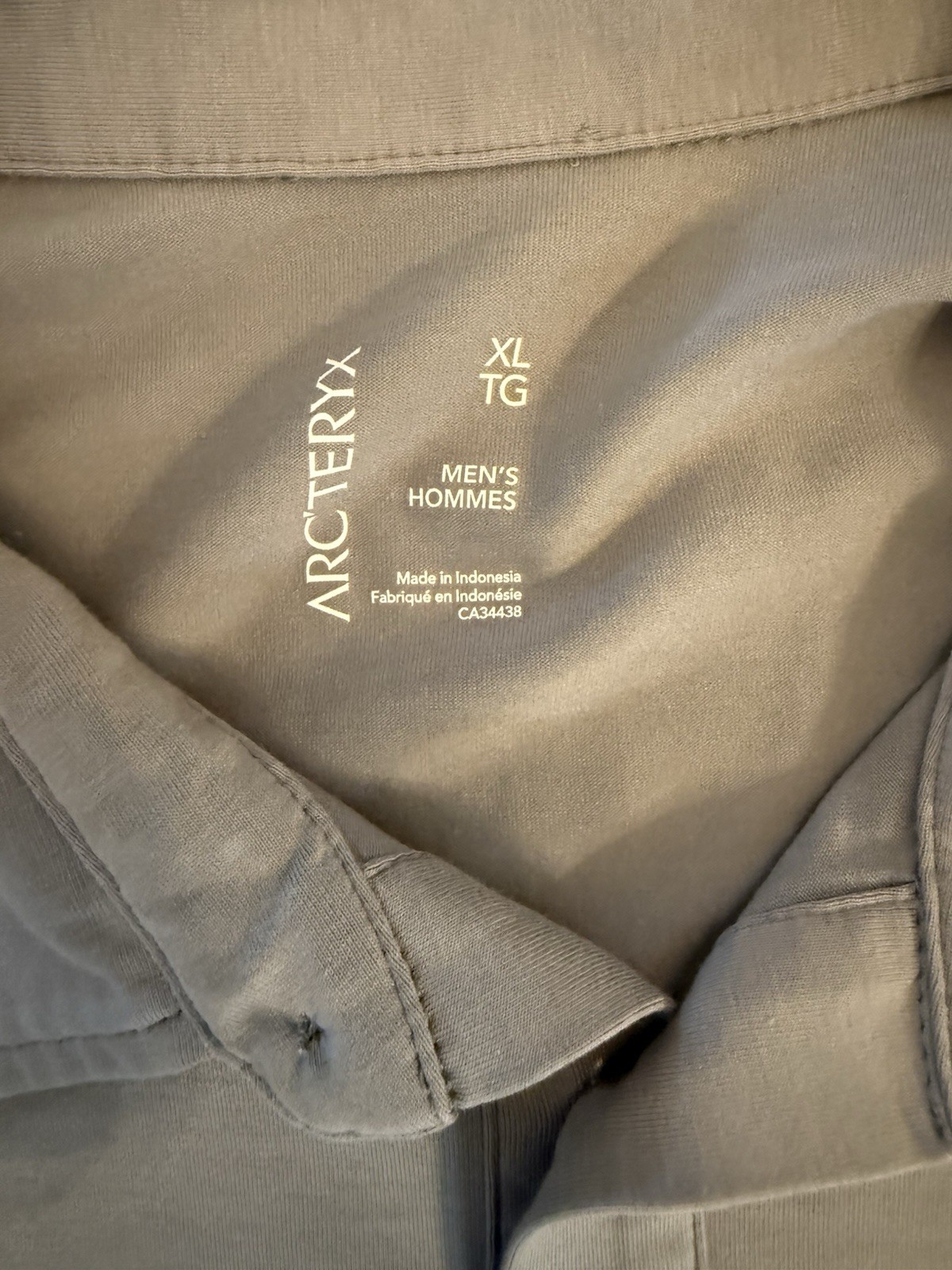 ARC'TERYX Polo ARC’TERYX Uomo XL Grigio Captive SS Outdoor Gorpcore Escursionismo *LEGGI RACK