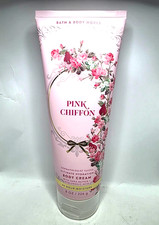 BATH AND BODY WORKS PINK CHIFFON BODY CREAM 8 FL OZ