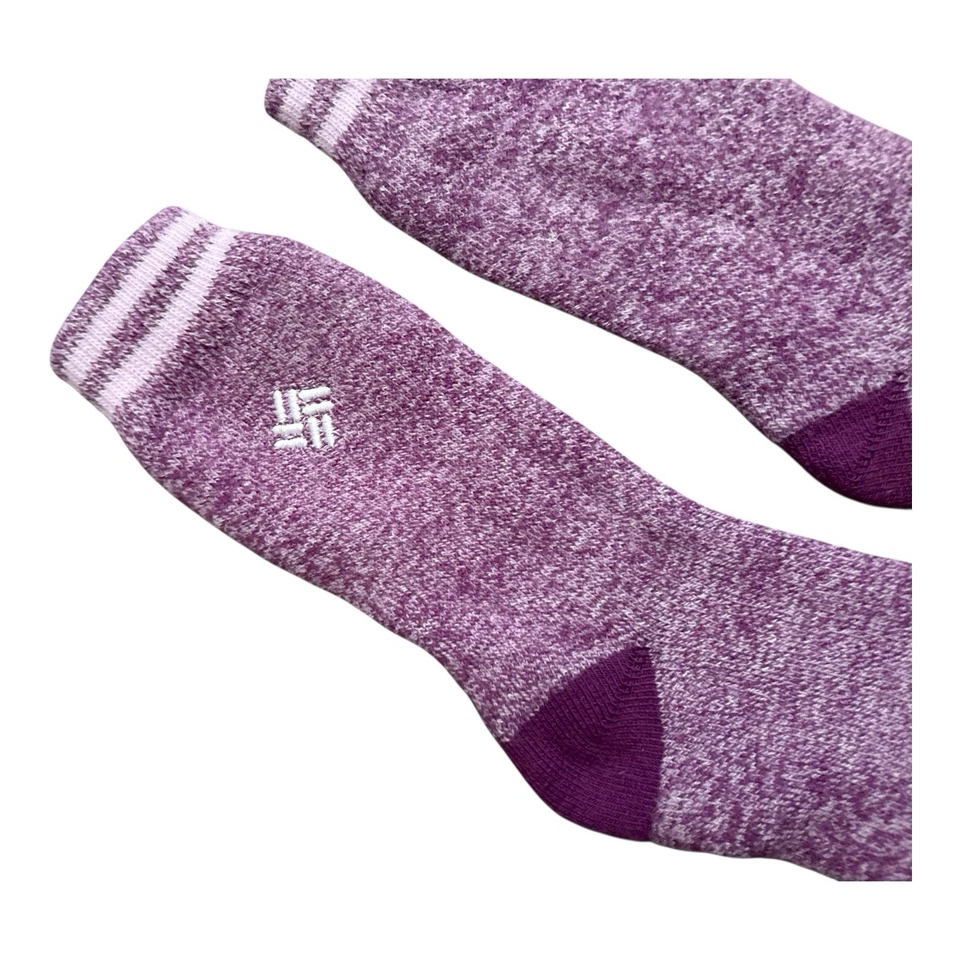 Calcetines térmicos forrados de vellón púrpura COLUMBIA para mujer talla pequeña (4-7) Foto 3 de 4