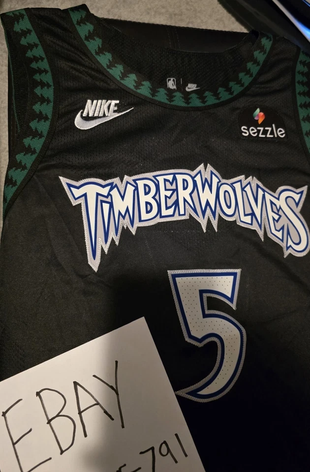 Camiseta costurada Anthony Edwards Minnesota Timberwolves Nike 2025 edição clássica - Imagem 3 de 4