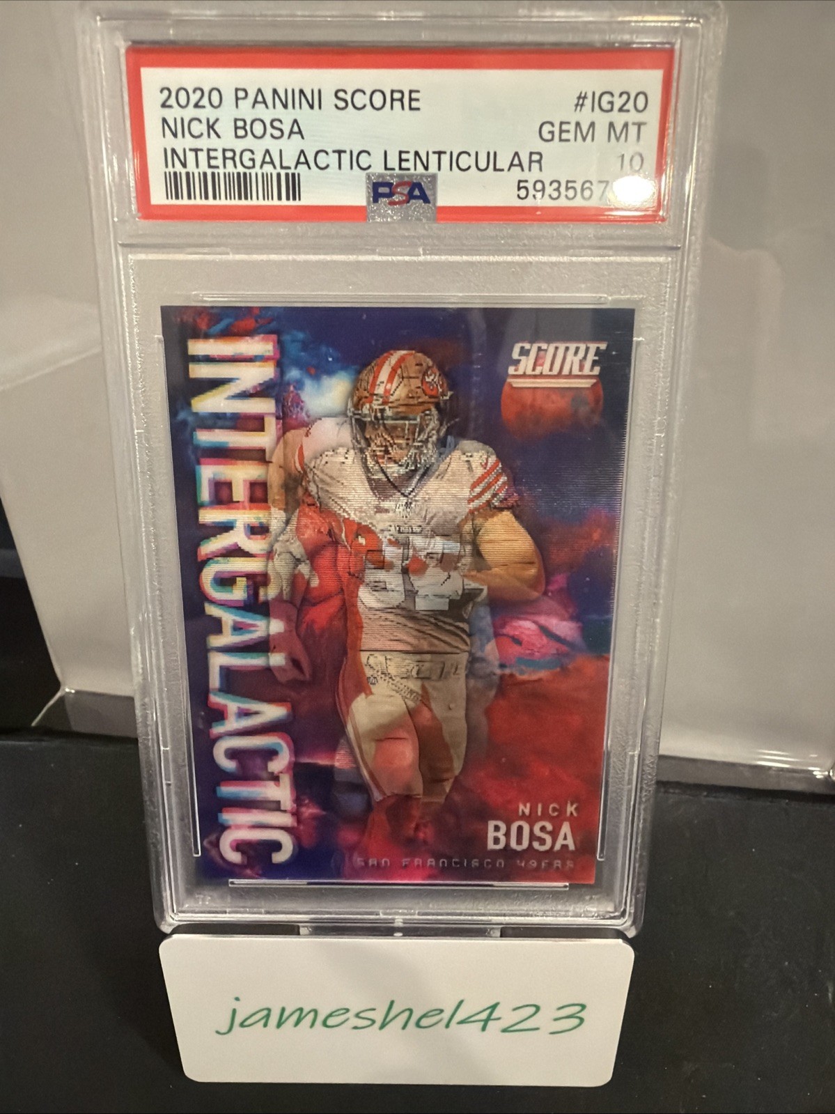 2020 Score - Intergalactic Nick Bosa #IG-20 POP-3