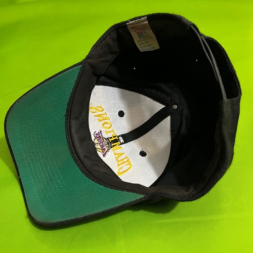 NBA Champions Los Angeles Lakers 2001 Hat Cap Black Adjustable Mens - Picture 5 of 5