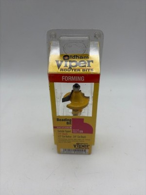Oldham Viper Router Beading Bit 1/4 Shank 1/2 Cut Radius 3/4 Cut Depth #326 New